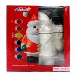 New 😍 Santa Color Your Own Cookie Jar Kit by Creatology™ 🧨 -Christmas Shop 10703029 2