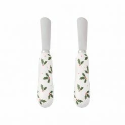 Deals 🤩 5.7" Holly Cheese Knifes by Celebrate It™, 2ct. 😀