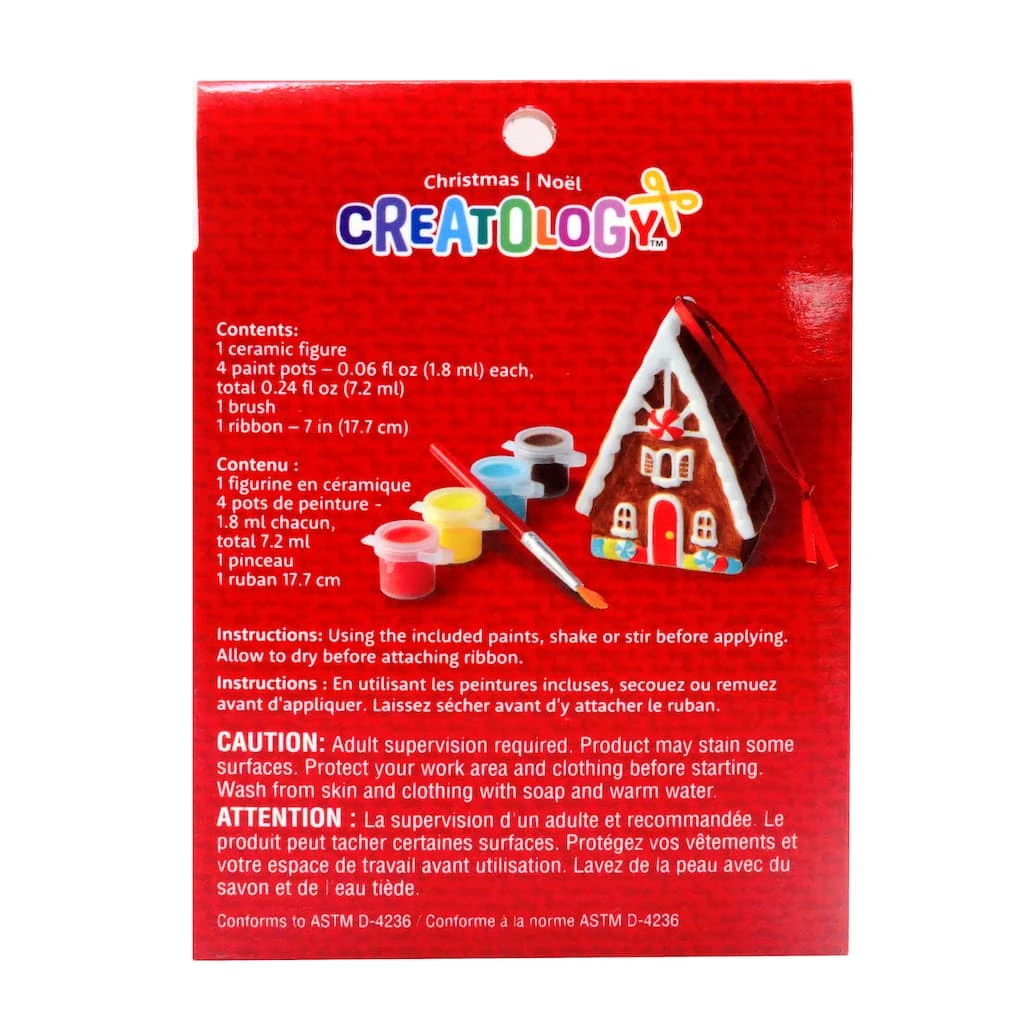Best Sale ❤️ House Color Your Own 3D Ceramic Ornament Kit by Creatology™ ❤️ 5 Best Sale ❤️ House Color Your Own 3D Ceramic Ornament Kit by Creatology™ ❤️ - Image 3