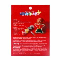 Budget 🤩 Gingerbread Man Color Your Own 3D Ceramic Ornament Kit by Creatology™ 👍 -Christmas Shop 10703213 3
