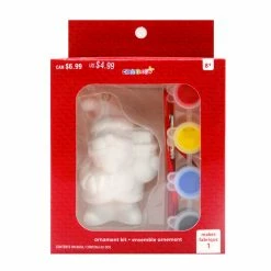 Brand new 🌟 Santa Color Your Own 3D Ceramic Ornament Kit by Creatology™ 😀 -Christmas Shop 10703217 2