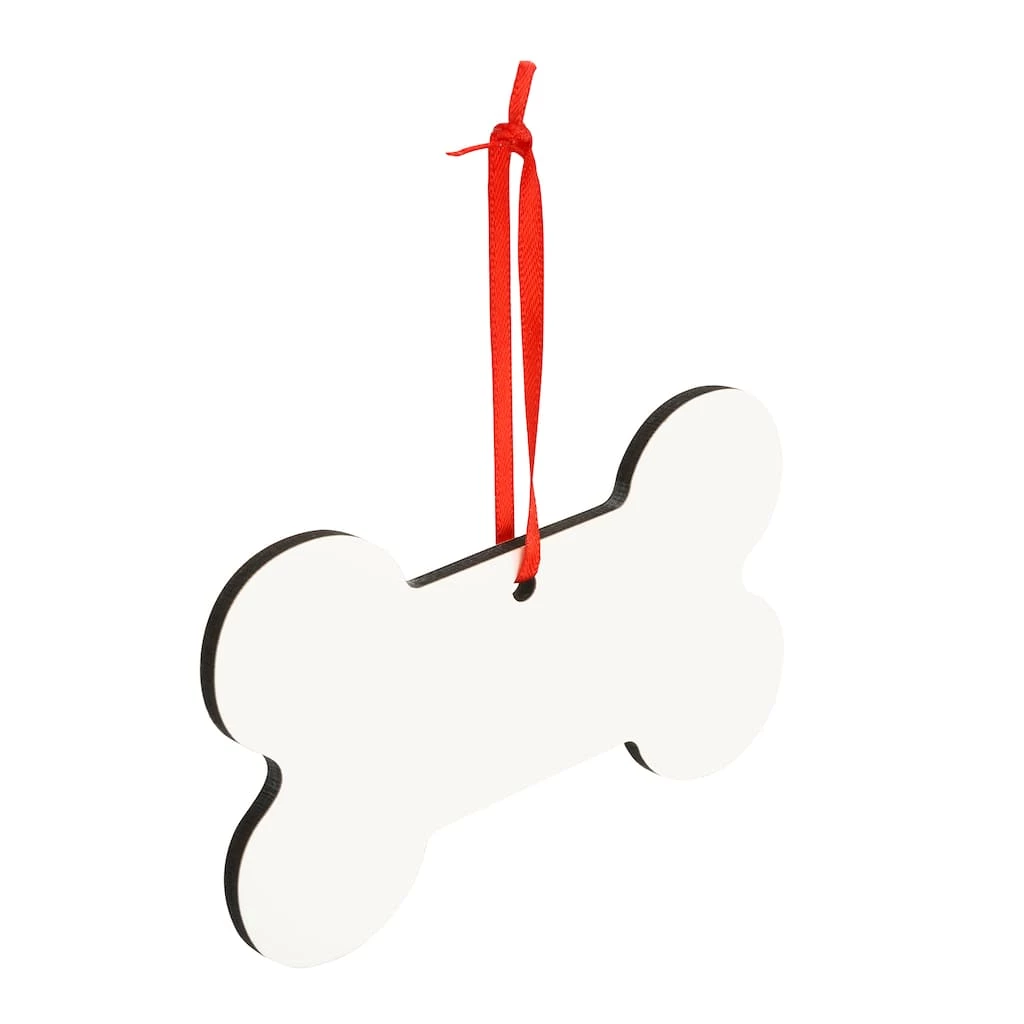 Wholesale π― 4" Bone Shape Sublimation Hardboard Ornament by Make Market® 𧨠4 Wholesale π― 4" Bone Shape Sublimation Hardboard Ornament by Make Market® 𧨠- Image 2