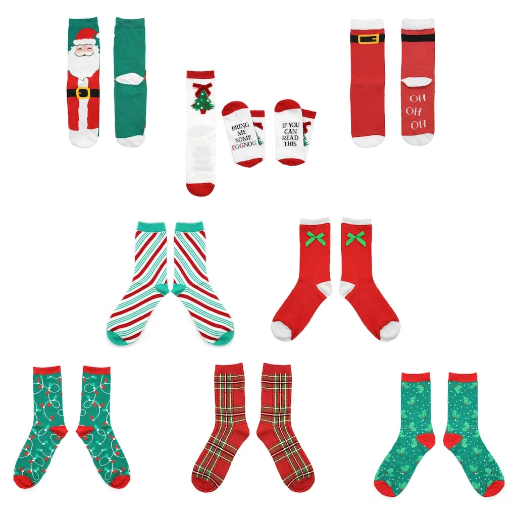 Hot Sale 𧨠Assorted β Christmas Crew 𧦠Socks by Celebrate It™ π 3 Hot Sale 𧨠Assorted β Christmas Crew 𧦠Socks by Celebrate It™ π