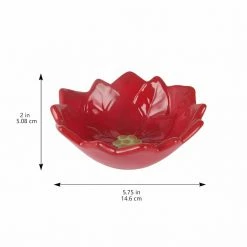 Top 10 👍 5.7" Red Poinsettia Bowl by Celebrate It™ 😍 -Christmas Shop 10703558 4