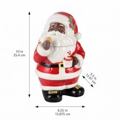 Cheap 😀 10" Santa Cookie Jar by Celebrate It™ 😀 -Christmas Shop 10703559 4