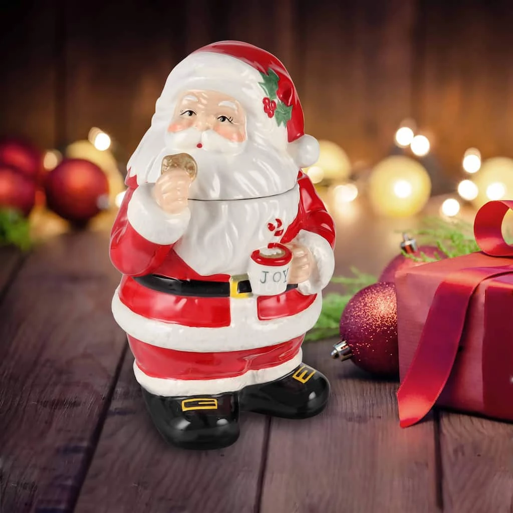 Deals π 10" Santa Cookie Jar by Celebrate It™ π 3 Deals π 10" Santa Cookie Jar by Celebrate It™ π - Image 2