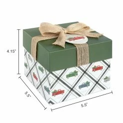 Hot Sale 👏 Small Plaid Gift Box by Ashland® 👍 -Christmas Shop 10703636 3