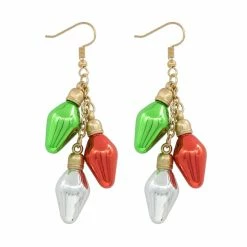 Promo 😉 Christmas Light Bulb Dangle Earrings by Celebrate It™ 👍 -Christmas Shop 10703720 3