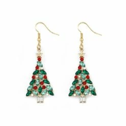 Discount ❤️ Christmas Gem Tree Earrings by Celebrate It™ 👏 -Christmas Shop 10703724 3