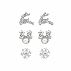 Promo π Christmas Silver Deer Earrings Set by Celebrate It™ π 5 Promo π Christmas Silver Deer Earrings Set by Celebrate It™ π -Christmas Shop 10703735 3
