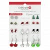 Discount β€οΈ Christmas Silver, Green & Red Earrings Set by Celebrate It™ π 1 Discount β€οΈ Christmas Silver, Green & Red Earrings Set by Celebrate It™ π -Christmas Shop 10703759 1