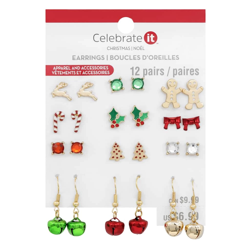 Deals π Christmas Gold, Green & Red Earrings Set by Celebrate It™ π 3 Deals π Christmas Gold, Green & Red Earrings Set by Celebrate It™ π