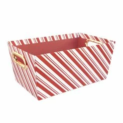 Best Sale 😀 Small 🍬 Candy Cane Stripe Gift Bin by Ashland® 🎁
