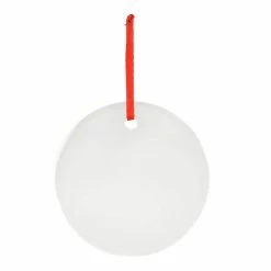 New 🔔 3" D.I.Y. Clear Beveled Glass Disc Ornament by Make Market® 🎁