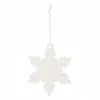 Cheap 🛒 3.5" Unfinished Ceramic Snowflake 🎅 Christmas Ornaments Value Pack, 6ct. by Make Market® 🎉 -Christmas Shop 10704048 1