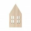 Cheap 🎉 4" D.I.Y. Wood House Décor with Symmetrical Window Cutouts by Make Market® 🧨 -Christmas Shop 10704065 1