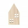 Best Pirce 🛒 4" D.I.Y. Wood House Décor with Asymmetrical Window Cutouts by Make Market® 🌟 -Christmas Shop 10704069 1