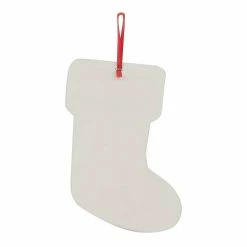 Best Pirce ❤️ 5" Unfinished Wood Sock 🎄 Christmas Ornament by Make Market® 🔥 -Christmas Shop 10704080 4