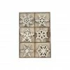 Promo 🛒 D.I.Y. Wood Snowflake Tag Set by Make Market® 😉 -Christmas Shop 10704085 1