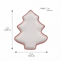 Discount 🔔 9" 🎅 Christmas Tree Platter by Celebrate It™ 👍 -Christmas Shop 10704123 4
