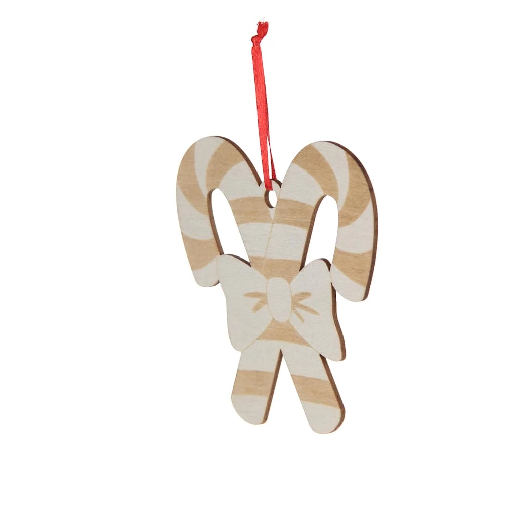 Buy π 4.5" D.I.Y. Wood Burned π¬ Candy Cane Ornament by Make Market® π Christmas π 4 Buy π 4.5" D.I.Y. Wood Burned π¬ Candy Cane Ornament by Make Market® π Christmas π - Image 2