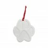 Brand new 💯 3.2" Unfinished Ceramic Paw Print Ornament by Make Market® 🌟