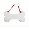 Coupon 🌟 4.2" Unfinished Ceramic 🦮 Dog Bone Ornament by Make Market® 🎁 -Christmas Shop 10704203 1