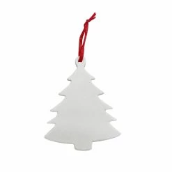 New 💯 3.7" Unfinished Ceramic Tree Ornament by Make Market® 😉
