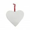 Buy 🔔 3.7" Unfinished Ceramic Heart Ornament by Make Market® 💯 -Christmas Shop 10704217 1