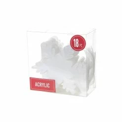 Best Sale 🌟 3'' Acrylic Snowflake Ornaments Value Pack, 18ct. by Make Market® ⭐