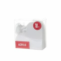 Outlet ⭐ 3'' Acrylic Heart Ornaments Value Pack, 18ct. by Make Market® 🔥