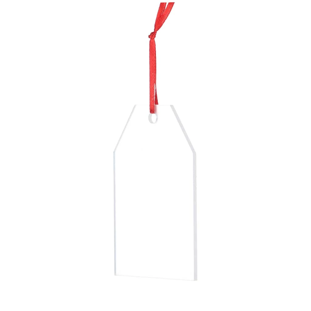 Discount π 3.6'' Frosted Acrylic Tag Ornament by Make Market® π― 4 Discount π 3.6'' Frosted Acrylic Tag Ornament by Make Market® π― - Image 2