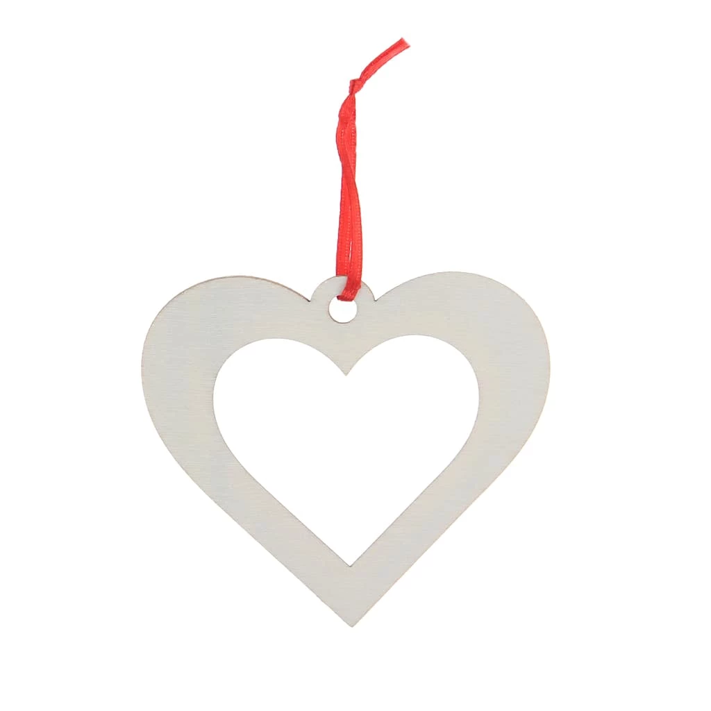 Promo 𧨠3.6'' Heart Wood/Acrylic Ornament by Make Market® π€© 3 Promo 𧨠3.6'' Heart Wood/Acrylic Ornament by Make Market® π€©