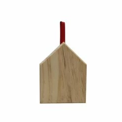 Promo 🧨 Unfinished House Pine Ornament by Make Market® 🤩