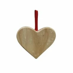 Budget 🧨 Unfinished Heart Pine Ornament by Make Market® 👍