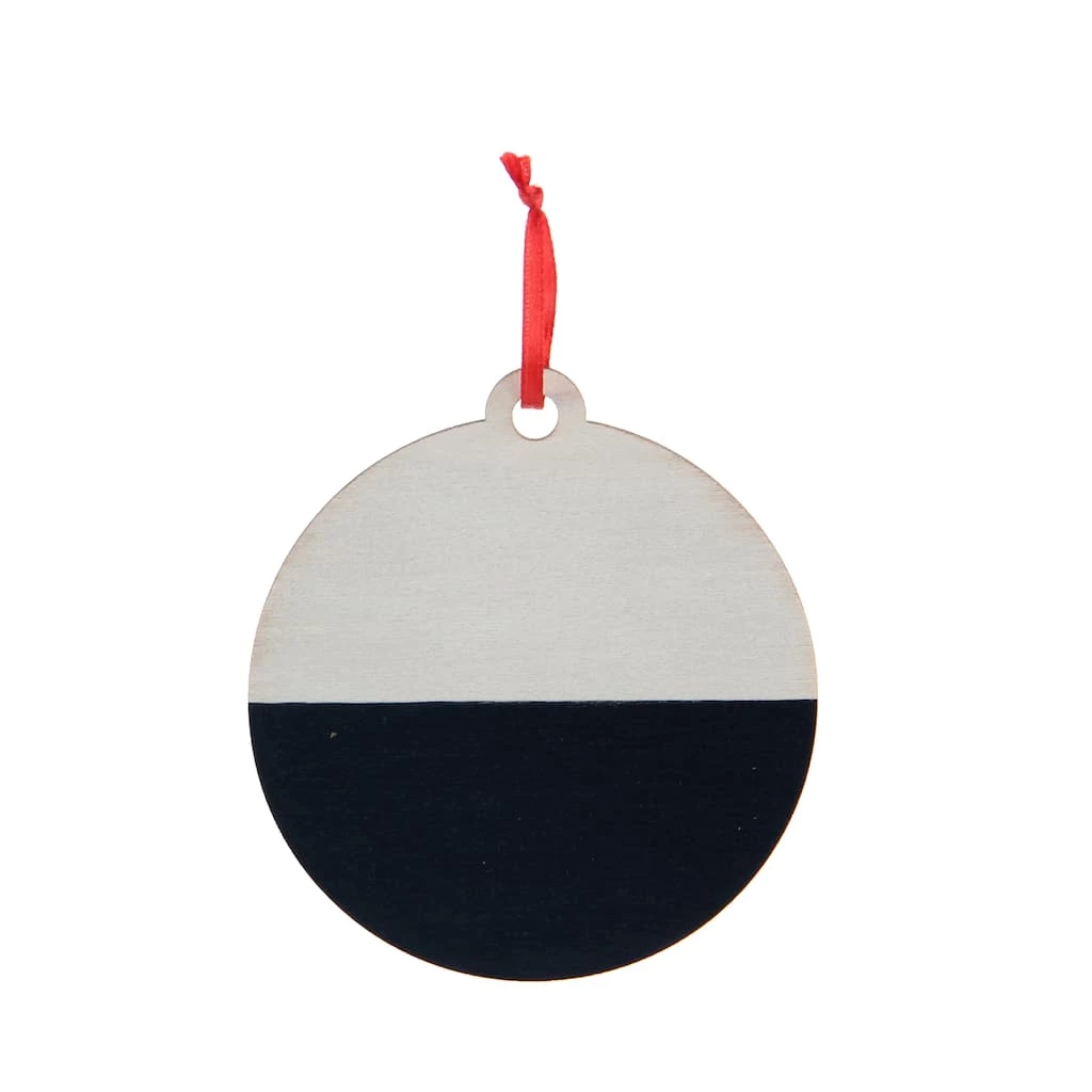 Cheapest π 4" Wood with Black Dip Ornament by Make Market® β Christmas π₯° 3 Cheapest π 4" Wood with Black Dip Ornament by Make Market® β Christmas π₯°