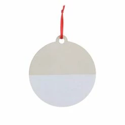 Budget 😍 4" Wood with White Dip Ornament by Make Market® 🎄 Christmas ✨