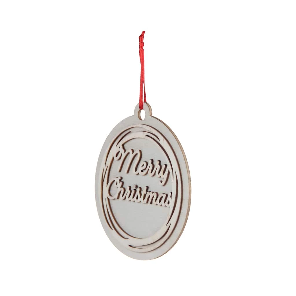 Cheapest π₯° 4'' Merry β Christmas Layered Wooden Ornament by Make Market® β 4 Cheapest π₯° 4'' Merry β Christmas Layered Wooden Ornament by Make Market® β - Image 2