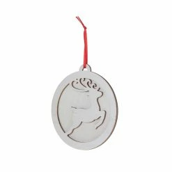 Buy 🧨 4" D.I.Y. Round Framed Deer Ornament by Make Market® 🎅 Christmas ✨ -Christmas Shop 10704416 2