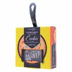 Deals 😍 Ten Acre Gifts™ Cast Iron Skillet & M&M's® Chocolate Chip Cookie Baking Mix Set 😀 -Christmas Shop 10705340 3