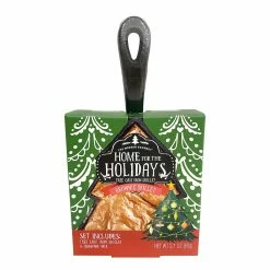 Coupon 🔔 The Modern Gourmet™ Home for the Holidays Tree Cast Iron Skillet & Brownie Mix Set ✔️