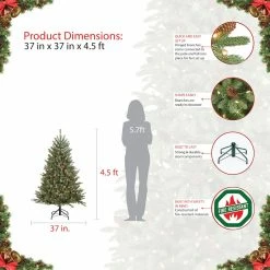 Best deal βοΈ 6 Pack: 4.5ft. Pre-Lit Fraser Fir Artificial π Christmas Tree, Multicolor Lights by Puleo International π 13 Best deal βοΈ 6 Pack: 4.5ft. Pre-Lit Fraser Fir Artificial π Christmas Tree, Multicolor Lights by Puleo International π -Christmas Shop D248400S 7