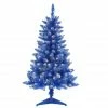 Promo 💯 6 Pack: 4ft. Pre-Lit Fashion Blue Artificial 🎅 Christmas Tree, Clear Lights by Puleo International 🎁 -Christmas Shop D248520S 1