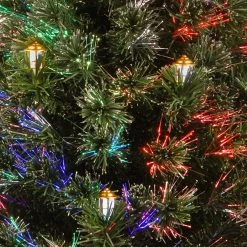 Best reviews of 🎁 4ft. Fiber Optic Fireworks Artificial 🎄 Christmas Tree with Gold Lanterns by National Tree Company 🤩 -Christmas Shop D252322S 3