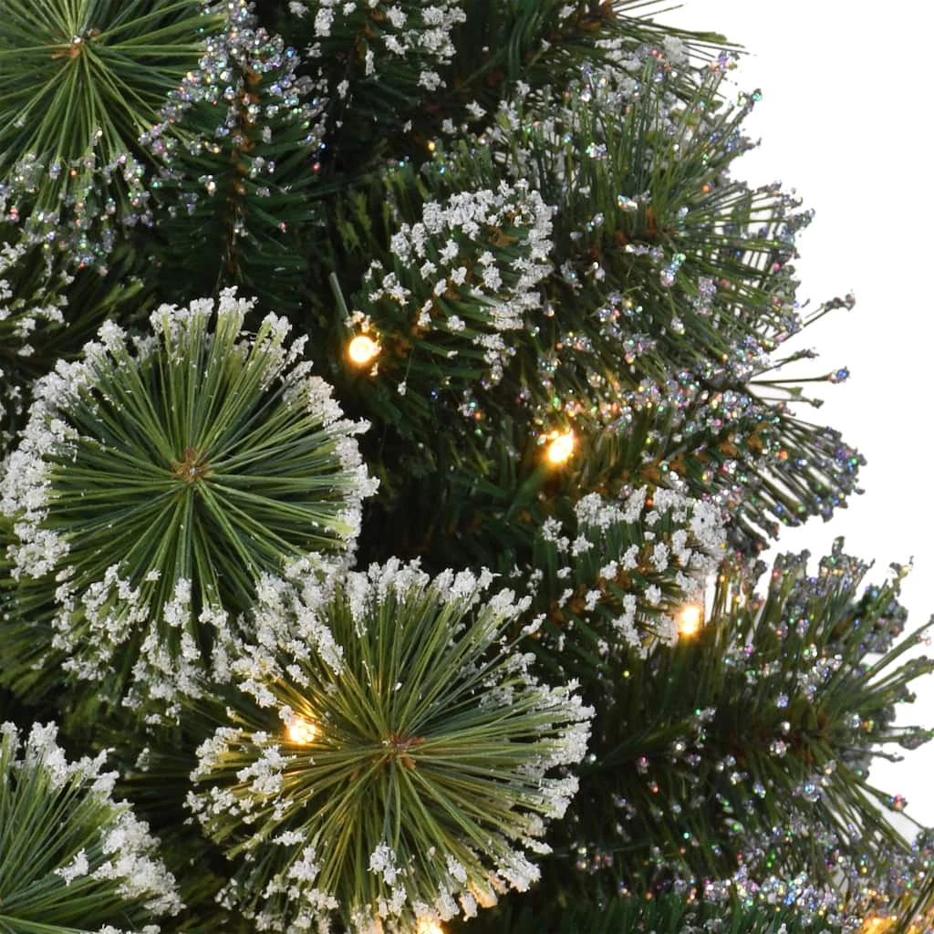 New π 6 Pack: 2ft. Pre-Lit Artificial π Christmas Tree in Burlap Sack, Warm White LED Lights by Puleo International β 4 New π 6 Pack: 2ft. Pre-Lit Artificial π Christmas Tree in Burlap Sack, Warm White LED Lights by Puleo International β - Image 2