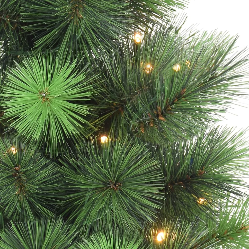 Budget π 6 Pack: 2ft. Pre-Lit Artificial β Christmas Tree in Burlap Base, Warm White LED Lights by Puleo International π 4 Budget π 6 Pack: 2ft. Pre-Lit Artificial β Christmas Tree in Burlap Base, Warm White LED Lights by Puleo International π - Image 2