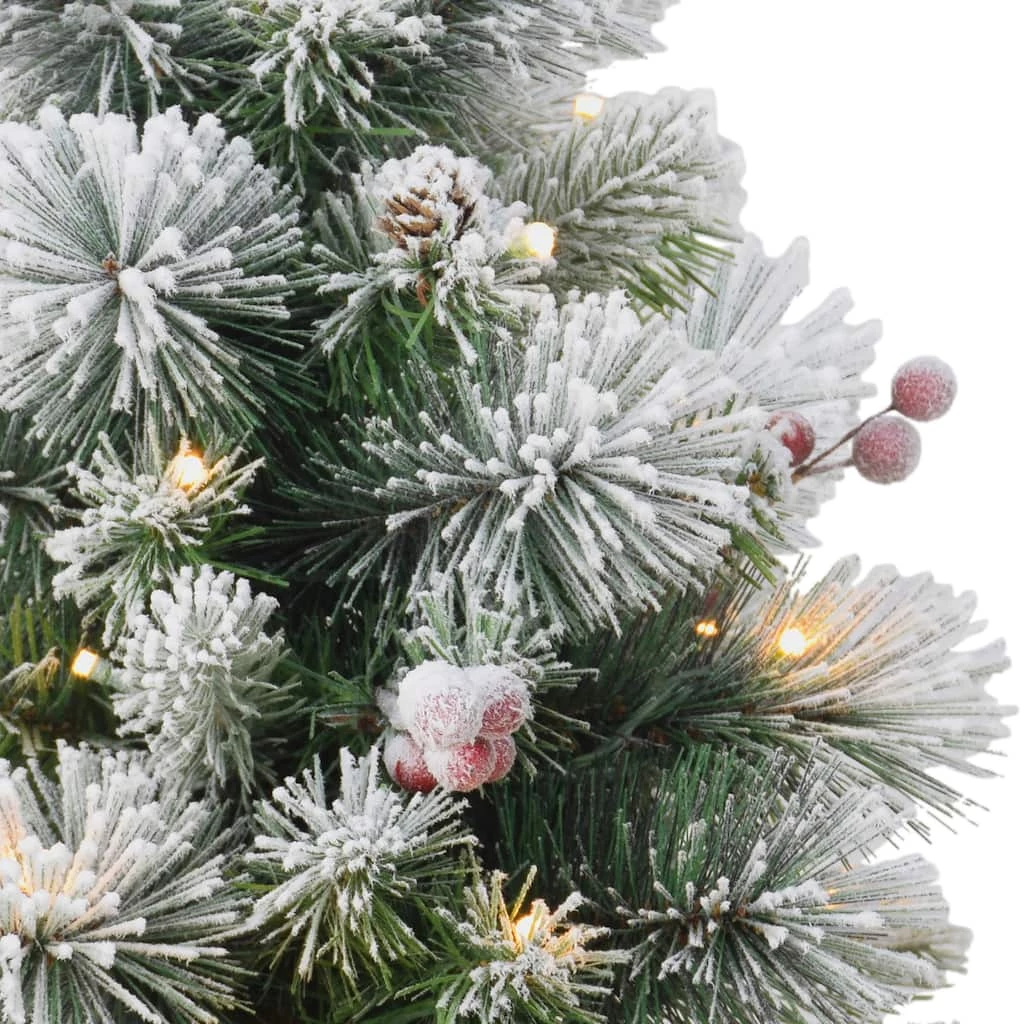 Discount β 6 Pack: 2ft. Pre-Lit Frosted Pre-Decorated Artificial β Christmas Tree in Burlap Base, Clear Lights by Puleo International 𧨠4 Discount β 6 Pack: 2ft. Pre-Lit Frosted Pre-Decorated Artificial β Christmas Tree in Burlap Base, Clear Lights by Puleo International 𧨠- Image 2