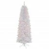 Wholesale 👍 6 Pack: 4.5ft. Pre-Lit White Pencil Fraser Fir Artificial 🎄 Christmas Tree, Multicolor Lights by Puleo International 🌟 -Christmas Shop D393450S 1