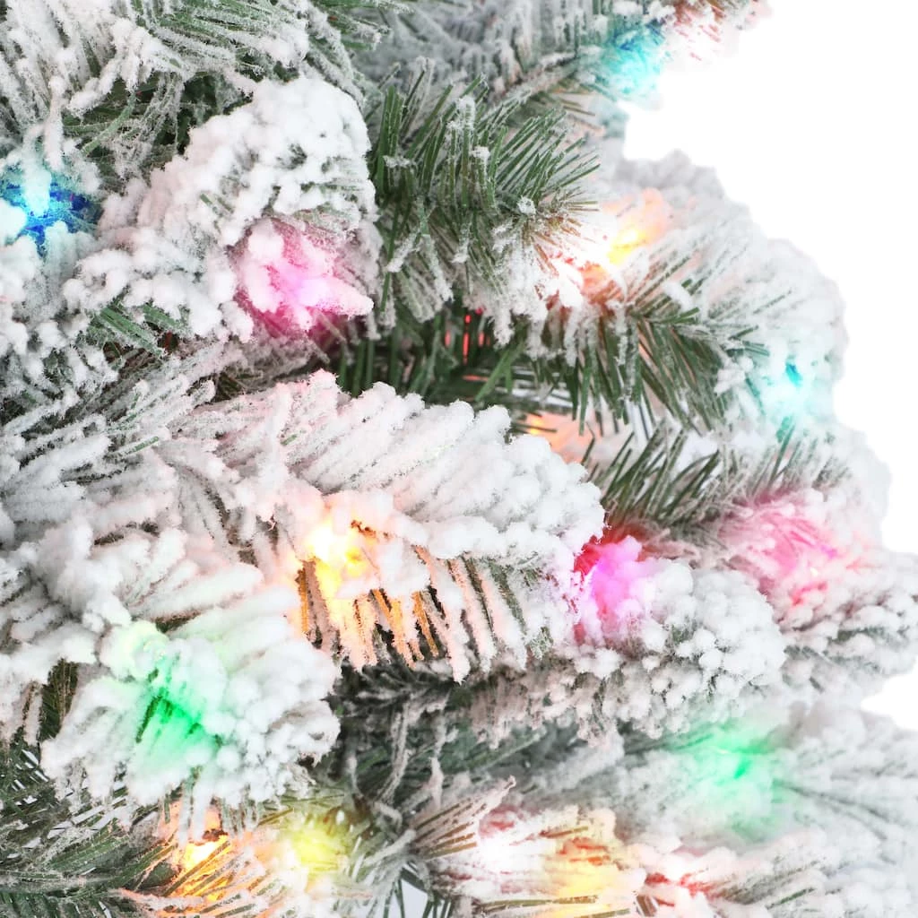 Best deal π 6 Pack: 4.5ft. Pre-Lit Virginia Pine Artificial π Christmas Tree, Multicolor Lights by Puleo International βοΈ 4 Best deal π 6 Pack: 4.5ft. Pre-Lit Virginia Pine Artificial π Christmas Tree, Multicolor Lights by Puleo International βοΈ - Image 2