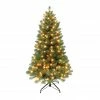 New 🧨 6 Pack: 4.5ft. Pre-Lit Virginia Pine Artificial ❄ Christmas Tree, Clear Lights by Puleo International 🤩 -Christmas Shop D659593S 1